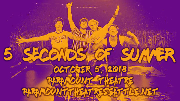 5 Seconds of Summer at Paramount Theatre Seattle
