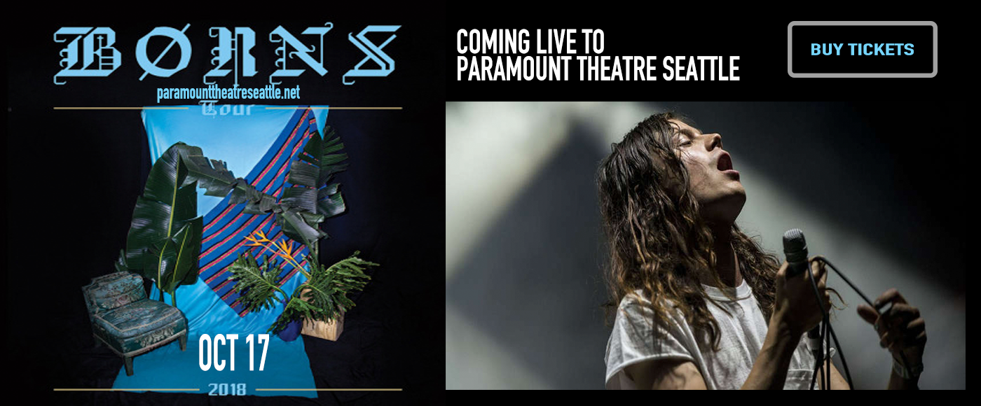 Borns at Paramount Theatre Seattle tickets Borns at Paramount Theatre Seattle
