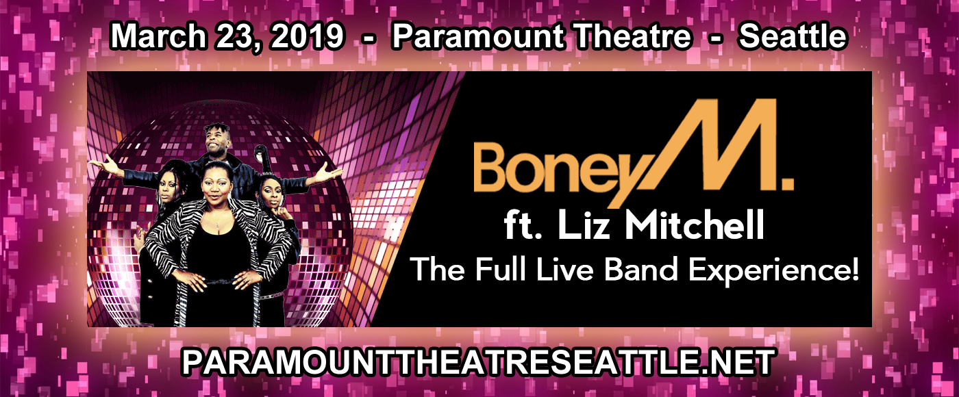 Boney M & Liz Mitchell at Paramount Theatre Seattle tickets Boney M & Liz Mitchell at Paramount Theatre Seattle
