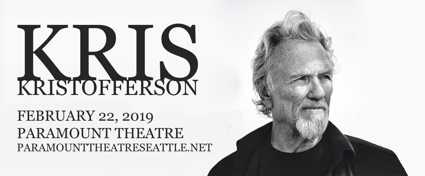 Kris Kristofferson at Paramount Theatre Seattle