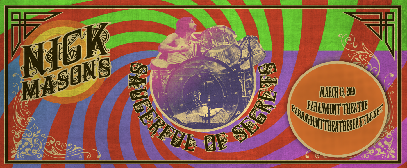Nick Mason's Sauceful of Secrets at Paramount Theatre Seattle tickets Nick Mason's Sauceful of Secrets at Paramount Theatre Seattle