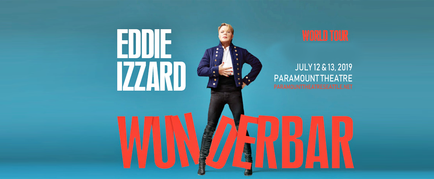 Eddie Izzard at Paramount Theatre Seattle tickets Eddie Izzard at Paramount Theatre Seattle