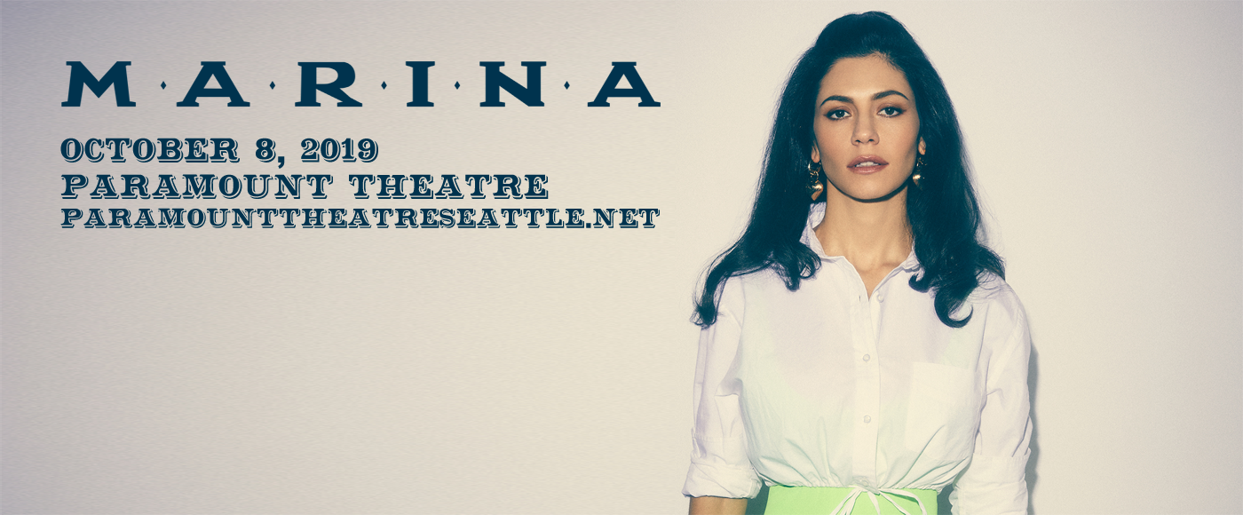 Marina at Paramount Theatre Seattle tickets Marina at Paramount Theatre Seattle