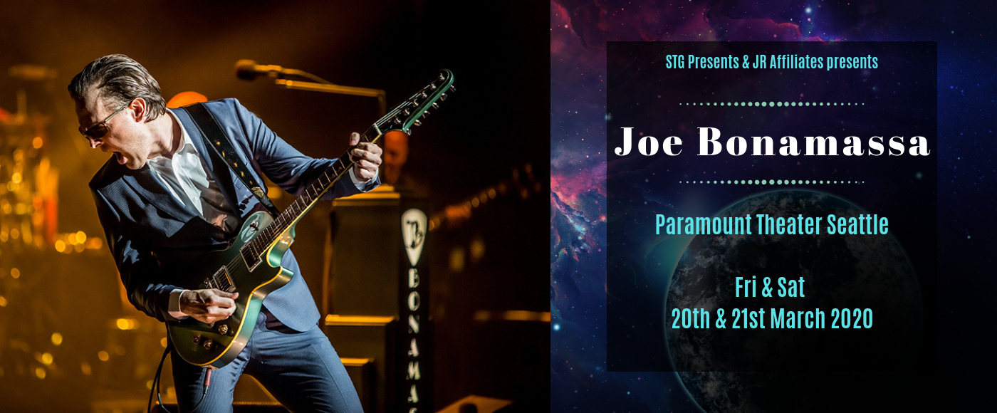 Joe Bonamassa at Paramount Theatre Seattle