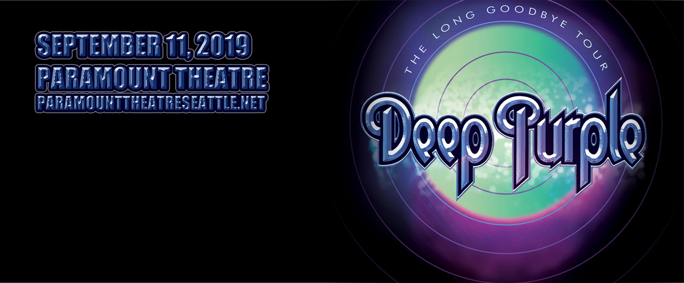 Deep Purple at Paramount Theatre Seattle tickets Deep Purple at Paramount Theatre Seattle