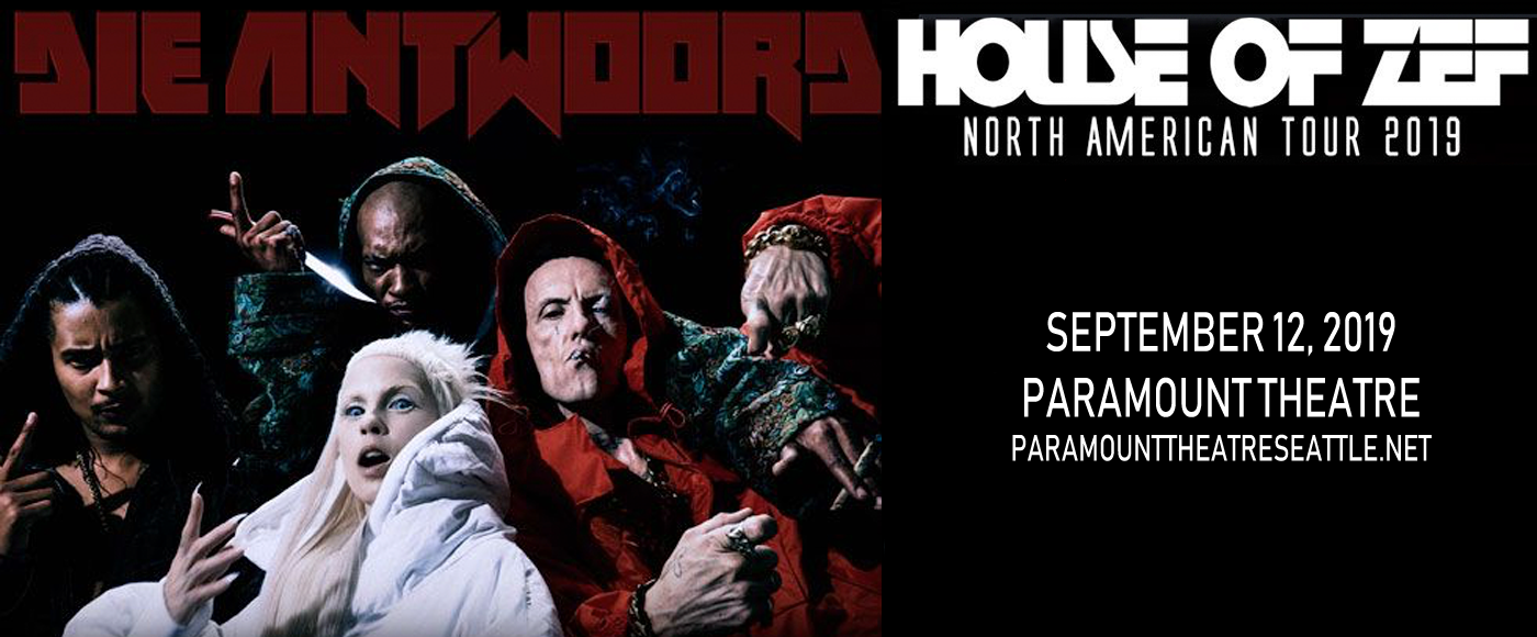 Die Antwoord at Paramount Theatre Seattle tickets Die Antwoord at Paramount Theatre Seattle