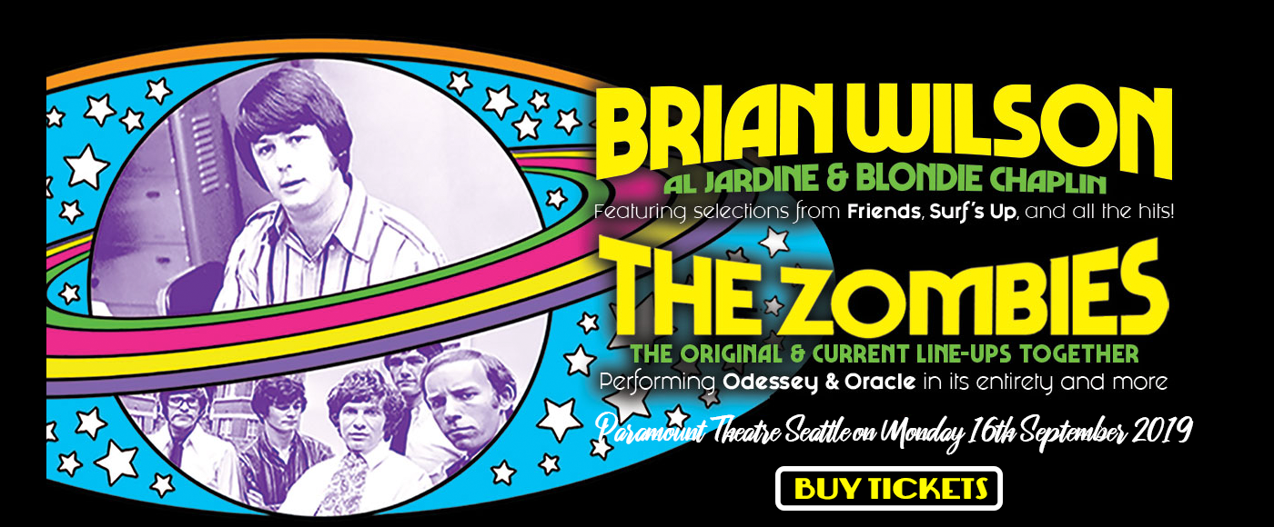 Brian Wilson & The Zombies at Paramount Theatre Seattle tickets Brian Wilson & The Zombies at Paramount Theatre Seattle