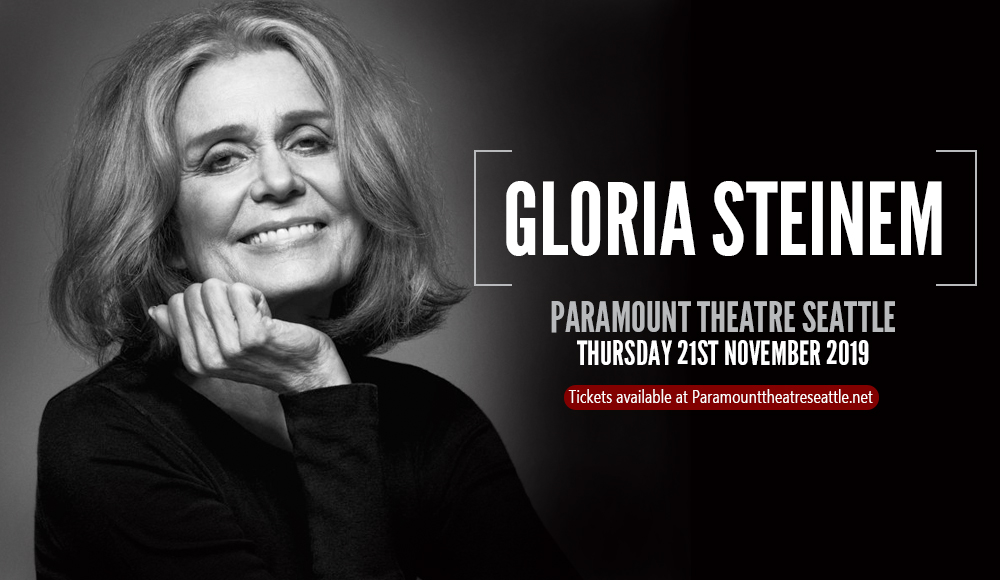 Gloria Steinem at Paramount Theatre Seattle