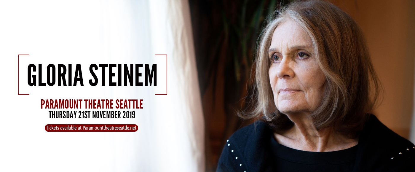 Gloria Steinem at Paramount Theatre Seattle
