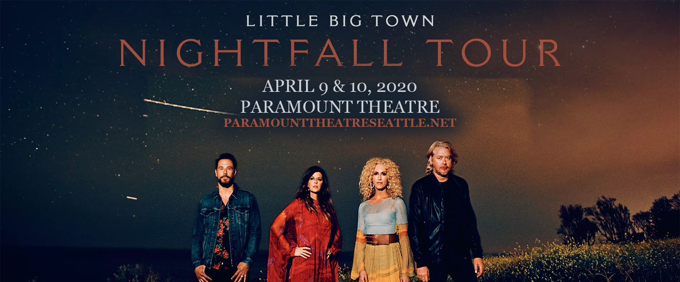 Little Big Town at Paramount Theatre Seattle tickets Little Big Town at Paramount Theatre Seattle