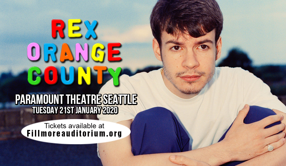 Rex Orange County at Paramount Theatre Seattle