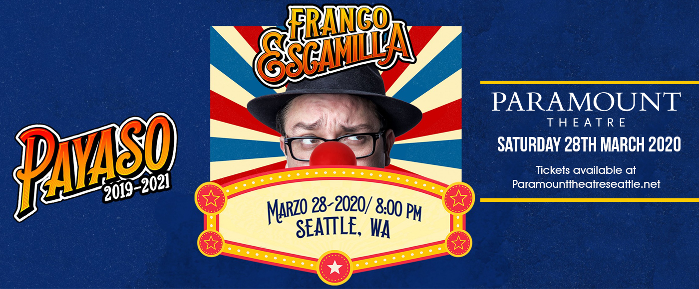 Franco Escamilla at Paramount Theatre Seattle tickets Franco Escamilla at Paramount Theatre Seattle