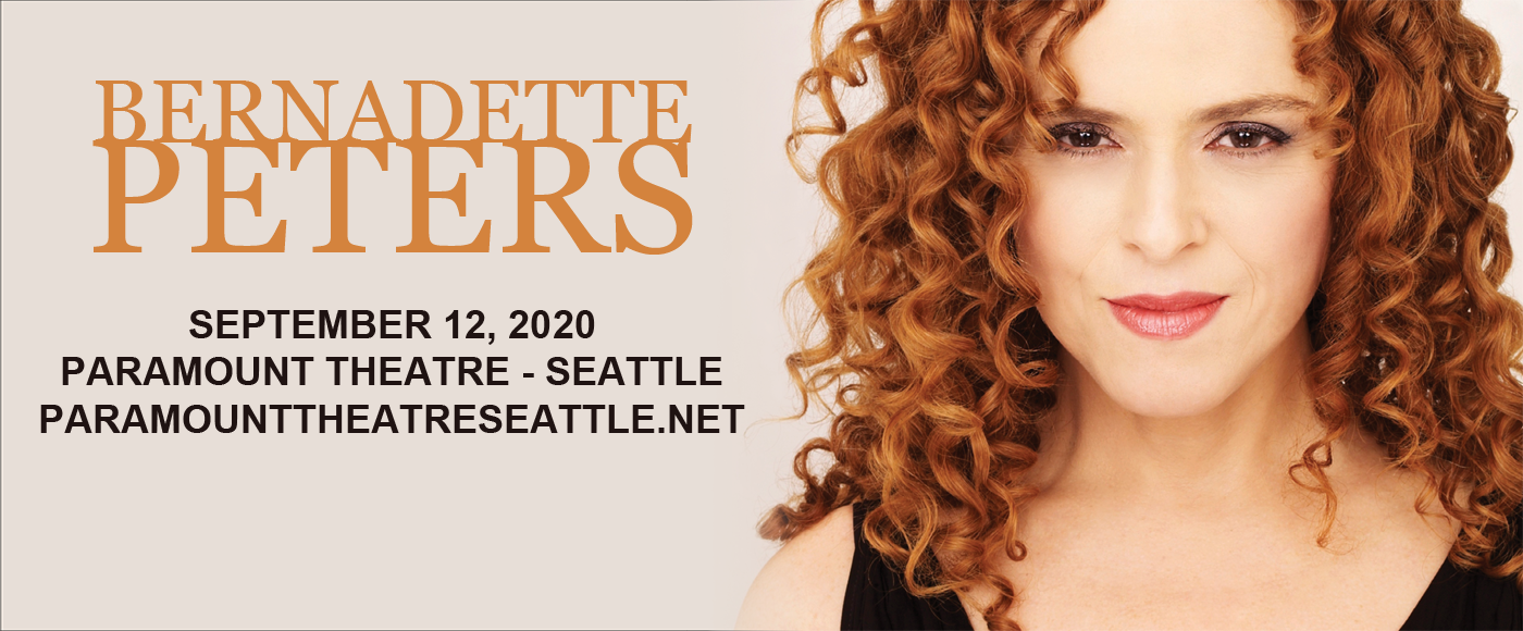 Bernadette Peters at Paramount Theatre Seattle tickets Bernadette Peters at Paramount Theatre Seattle