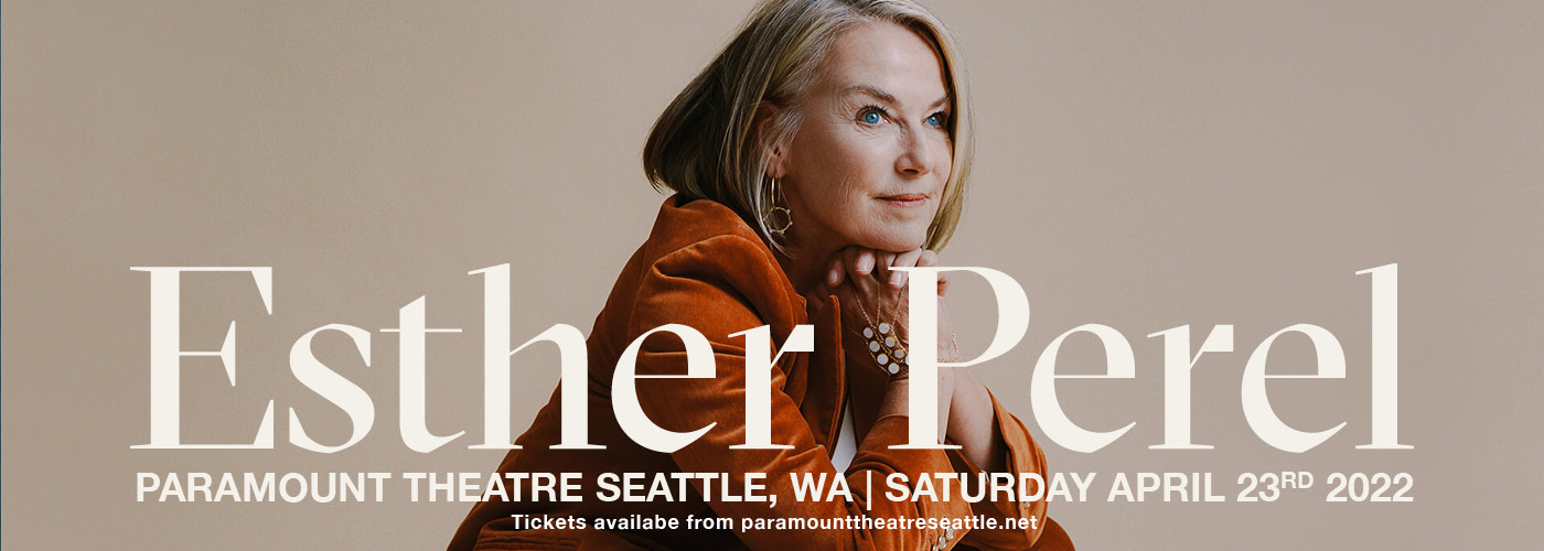 Esther Perel at Paramount Theatre Seattle tickets Esther Perel at Paramount Theatre Seattle