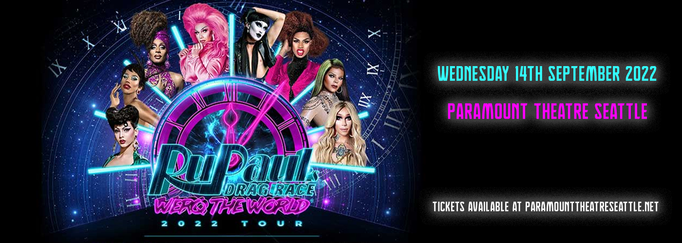 Rupaul's Drag Race Tickets 14th September Paramount Theatre Seattle
