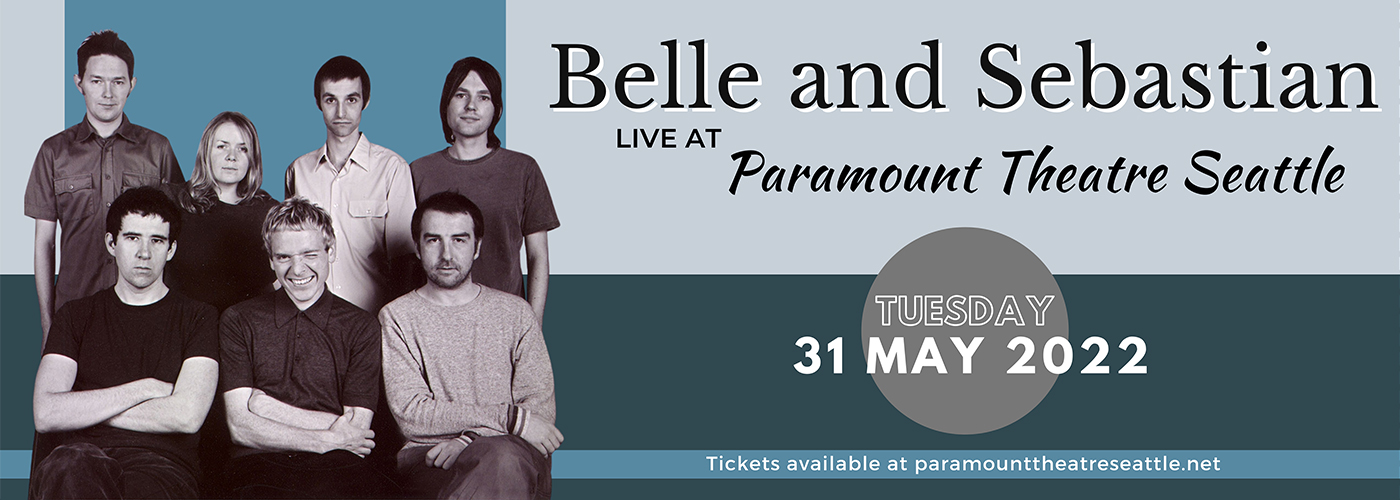 Belle and Sebastian at Paramount Theatre Seattle tickets Belle and Sebastian at Paramount Theatre Seattle