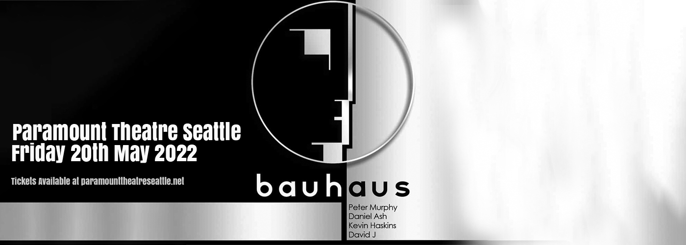 Bauhaus at Paramount Theatre Seattle