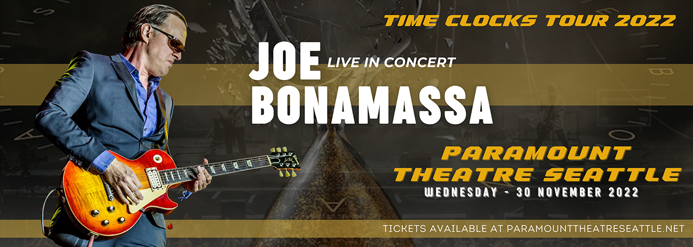 Joe Bonamassa at Paramount Theatre Seattle tickets Joe Bonamassa at Paramount Theatre Seattle