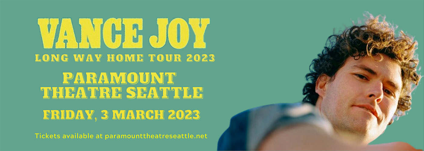 Vance Joy at Paramount Theatre Seattle tickets Vance Joy at Paramount Theatre Seattle
