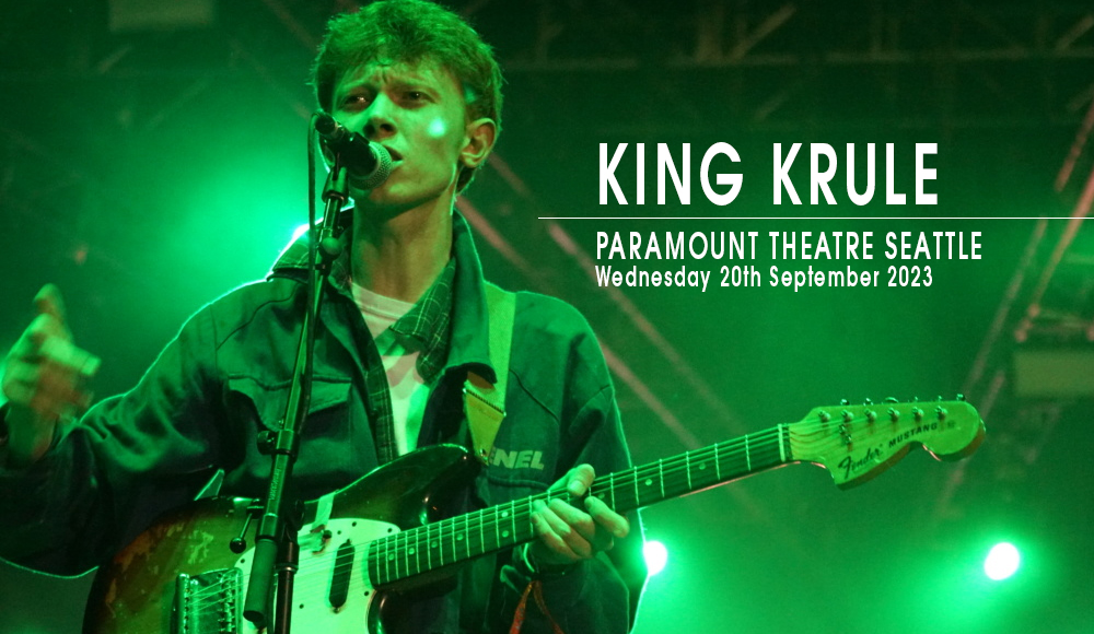 King Krule at Paramount Theatre Seattle
