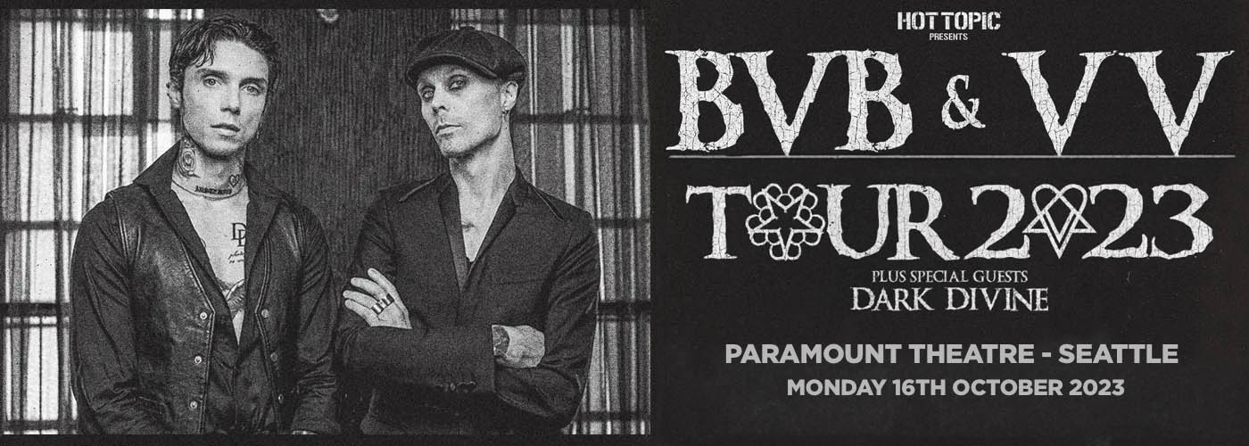 Black Veil Brides & VV at Paramount Theatre Seattle tickets Black Veil Brides & VV at Paramount Theatre Seattle