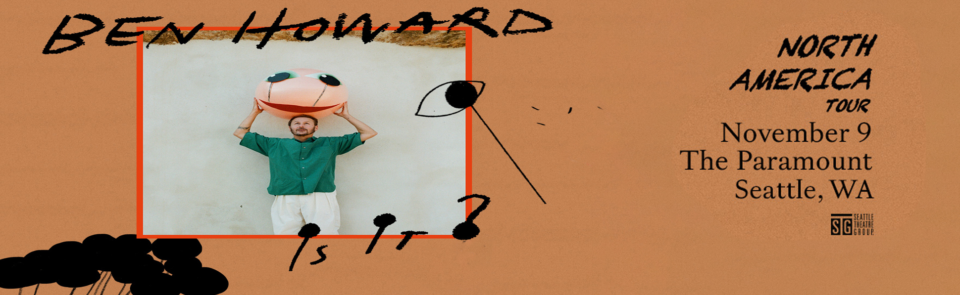 Ben Howard at Paramount Theatre Seattle tickets Ben Howard at Paramount Theatre Seattle