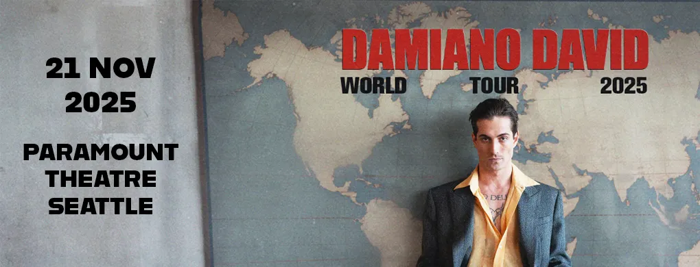 Damiano David Tickets | 21 November 2025 | Paramount Theatre