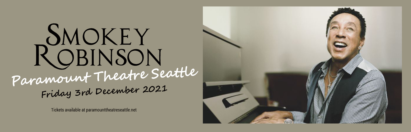 Smokey Robinson [CANCELLED] at Paramount Theatre Seattle