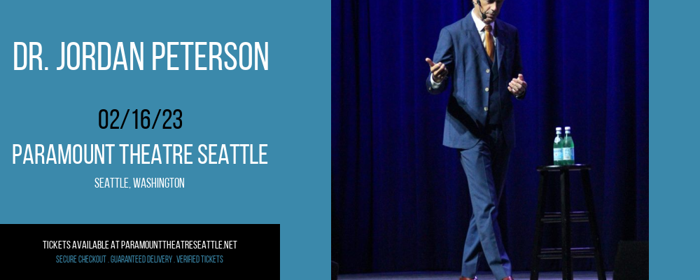 Dr. Jordan Peterson at Paramount Theatre Seattle
