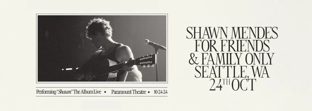 Shawn Mendes at Paramount Theatre
