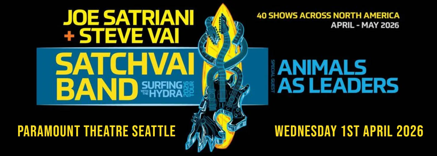 SatchVai Band: Joe Satriani & Steve Vai & Animals As Leaders