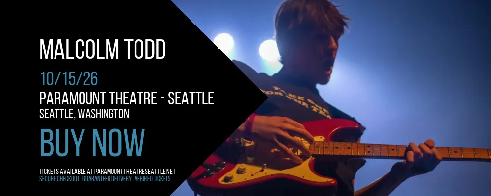 Malcolm Todd at Paramount Theatre